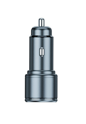 Автомобільний зарядний пристрій Proda Gerry 20W PD+QС3.0, TypeC 20W/3A + USB 18W/3A Black (PD-GR-С32-BK)