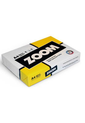 Папір Zoom 80g/m2, A4, 500арк, class C, білизна 150% CIE