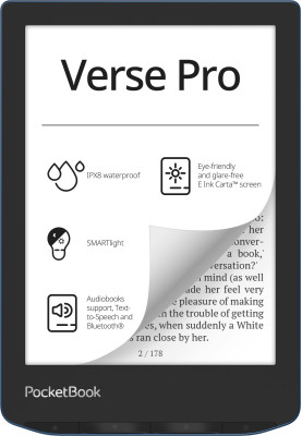 Електронна книга PocketBook 634 Verse Pro Azure (PB634-A-CIS)