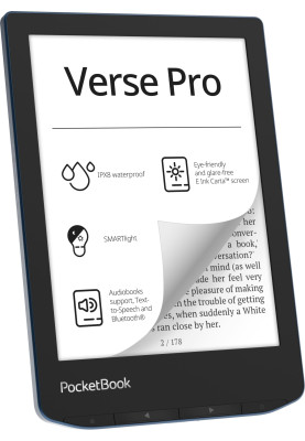 Електронна книга PocketBook 634 Verse Pro Azure (PB634-A-CIS)