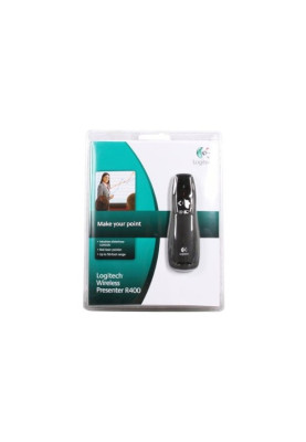 Пульт бездротовий Logitech R400 (910-001356) Black USB