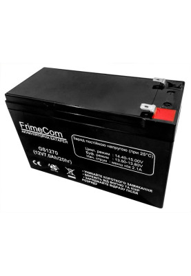 Акумуляторна батарея FrimeCom 12V 7AH (GS1270) AGM