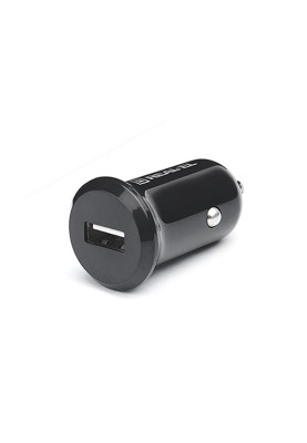 Автомобільний зарядний пристрій REAL-EL CA-12 (1USBx1A) Black