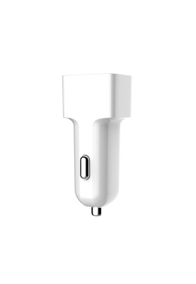 Автомобільний зарядний пристрій ColorWay (2USBх2.4A) AutoID White (CW-CHA009-WT)