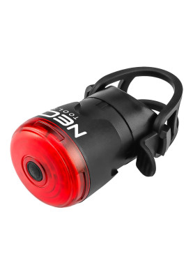 Neo Tools Ліхтар велосипедний задній, 30 люмен, 0.5Вт, USB, 400 мАг, 6 функцій освітлення, функція STOP, IPX6