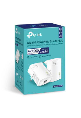 TP-Link Адаптер Powerline TL-PA7017KIT 2PK AV1000 1xGE