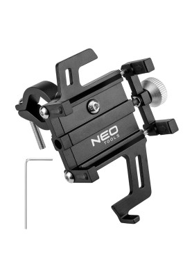 Neo Tools Тримач смартфона для велосипеда, алюмінієвий, діапазон 5.5-9.5 см