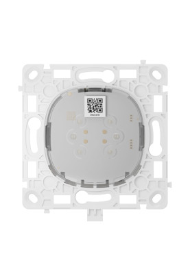 Ajax Реле двоклавішний вимикач прохідного типу LightCore 2-gang 2-way for LightSwitch Jeweler, бездротовий