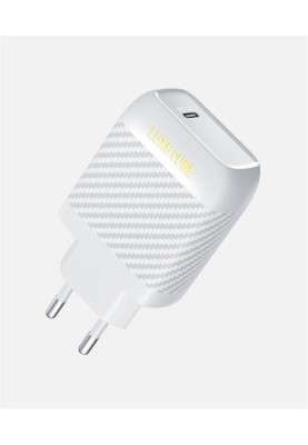Мережевий зарядний пристрій Luxe Cube Dynamic 18W (1USBх3A) White (4446689880643)