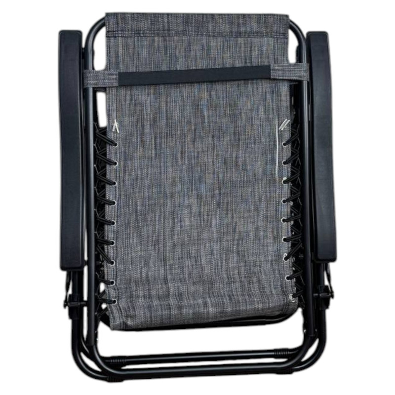 Раскладное кресло шезлонг LEOBRO Zero Gravity Grey (LB-ZGC-A1-GRY)